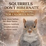 As the cold weather intensifies, wildlife faces some of their toughest