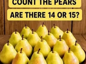 Attention Test! Count the Pears.