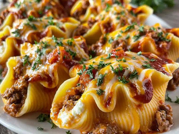 Cheesy Taco Stuffed Pasta Shells for Dinner – Crowd-Pleasing, Cheesy Comfort