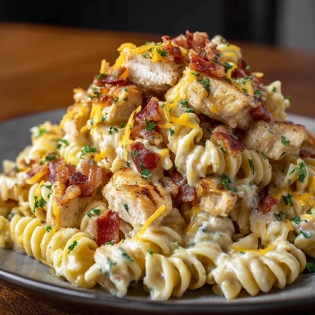 Unlock the Secret to a Ridiculously Creamy Chicken Bacon Ranch Pasta