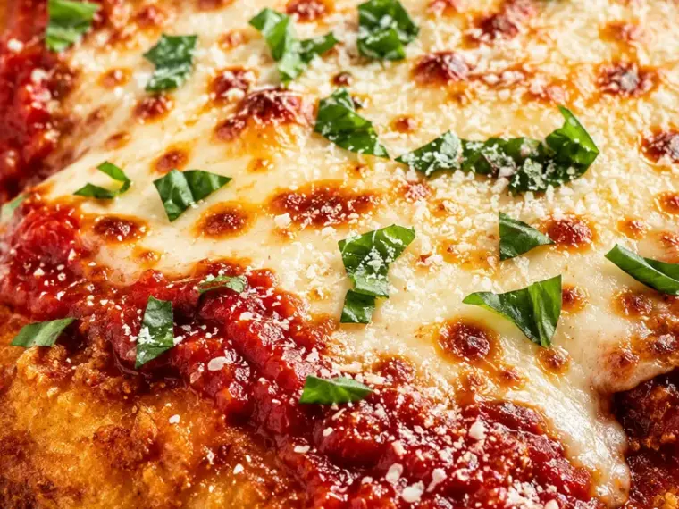 Chicken Parmesan Try It, You Will Not Regret It! Crispy and Cheesy
