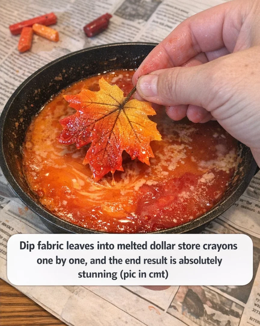 Transform Your Home with a Stunning DIY Wax-Dipped Leaf Garland