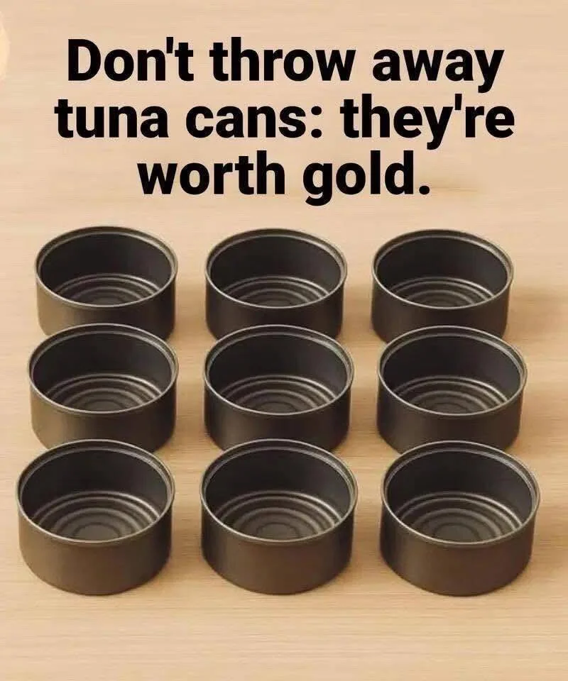 Don't Throw Away Empty Tuna Cans They're Worth Their Weight in Gold