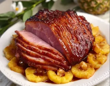Pineapple Brown Sugar Ham with Sweet Glaze (Holiday Easy)